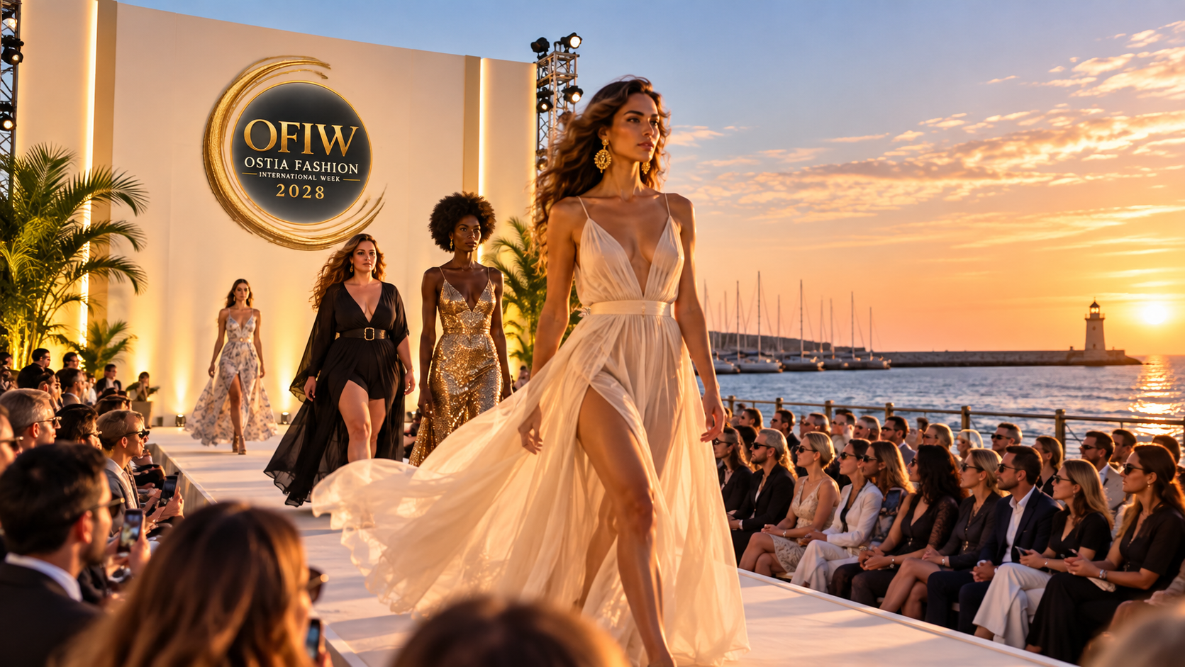 Ostia Fashion International Week – fashion show sul mare di Roma